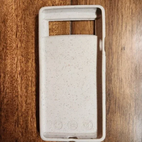 New Pela Case Google Pixel 6 Brown Cream Checkered Compostable Phone Cover - Picture 3 of 7